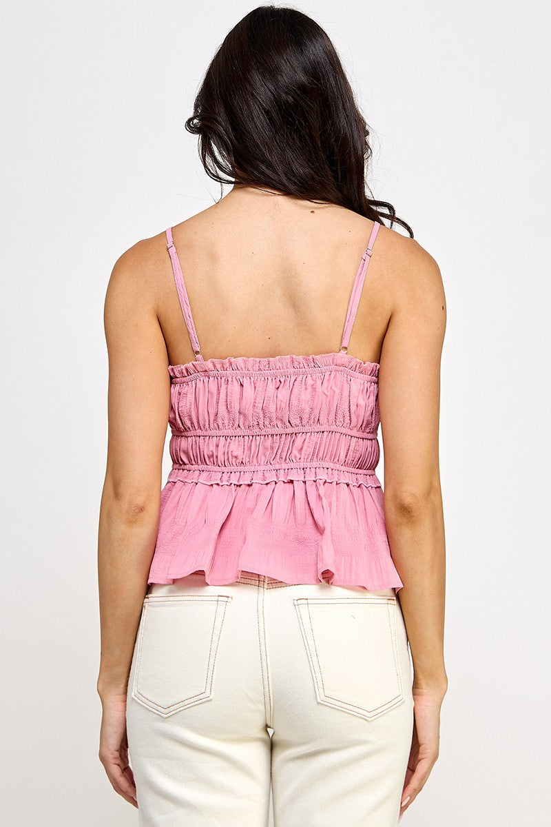 Crinkle Tank Top