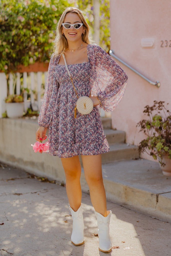 Floral Smock Dress