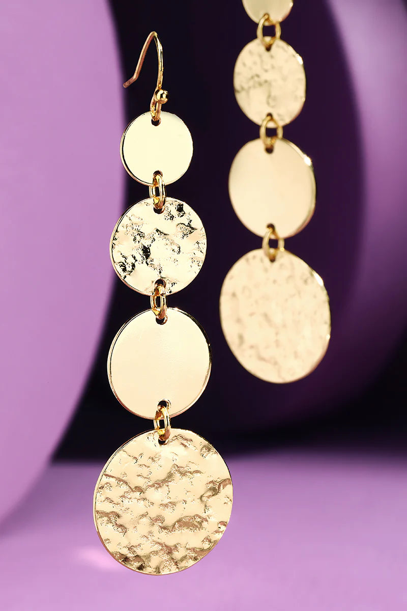 4-Tier Circle Earrings