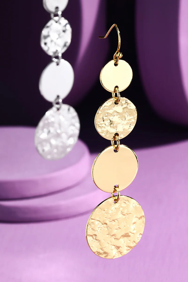 4-Tier Circle Earrings