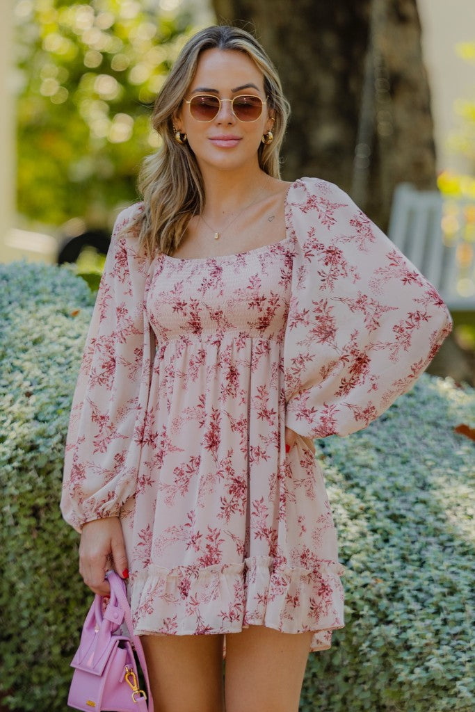 Floral Smock Dress