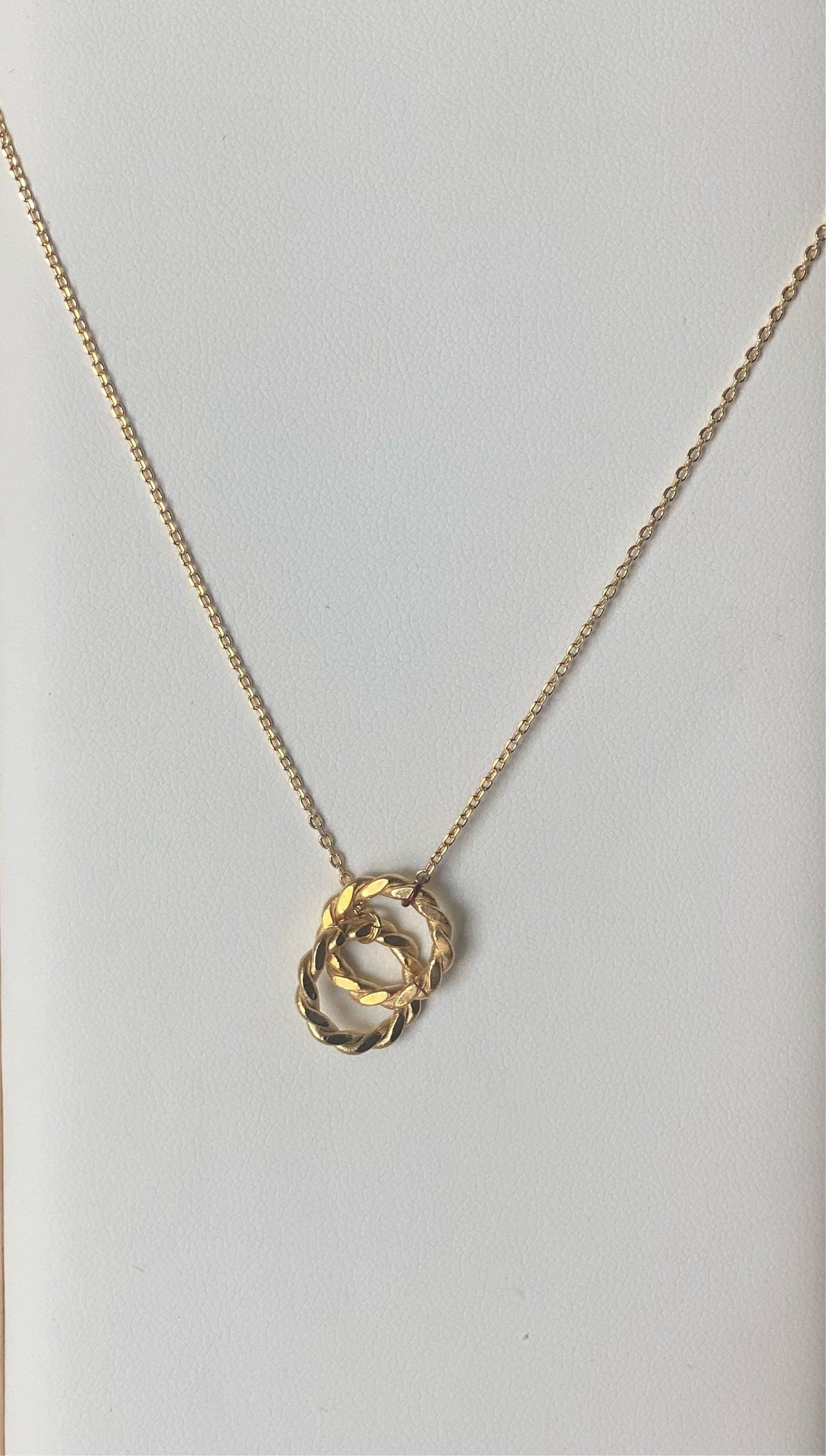 Twist Ring Necklace