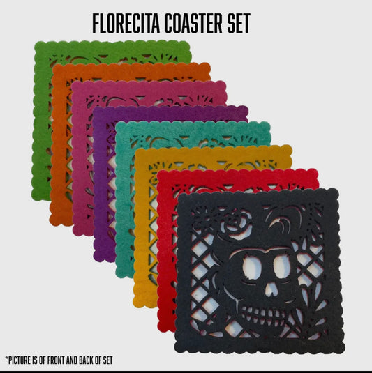 Papel Picado Coaster Set