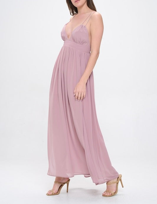 Waist Smocked Maxi Dress
