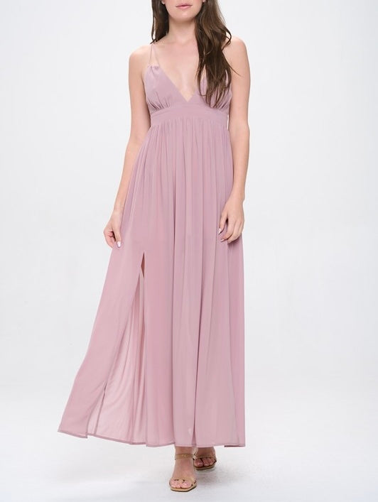 Waist Smocked Maxi Dress