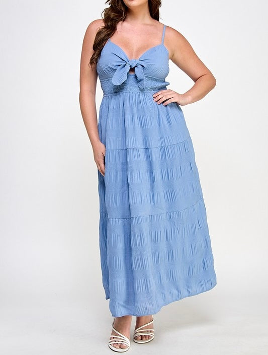 Bow Twist Maxi Dress