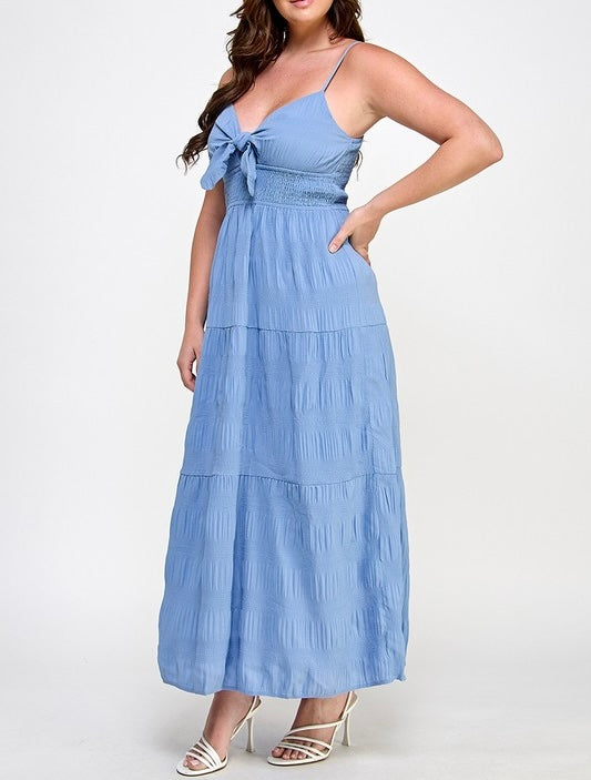 Bow Twist Maxi Dress