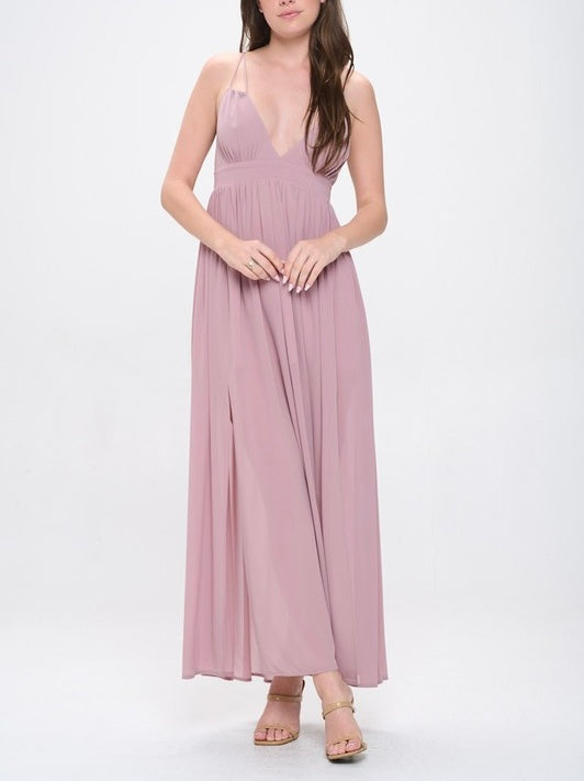 Waist Smocked Maxi Dress