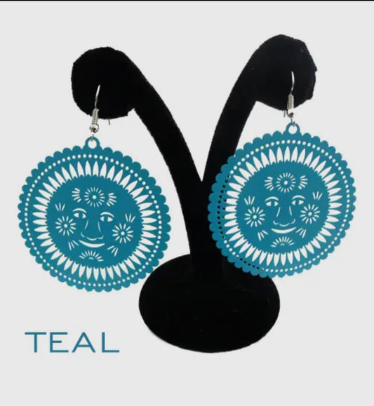Sol Papel Picado Style Earrings